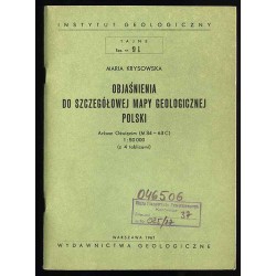 Objaśnienia do szczegółowej mapy geologicznej Polski. Arkusz Oświęcim (M 34 - 63 C) 1:50.000