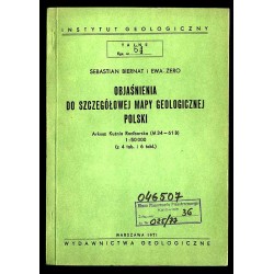 Objaśnienia do szczegółowej mapy geologicznej Polski. Arkusz Kuźnia Raciborska (M 34 - 61 B) 1:50.000