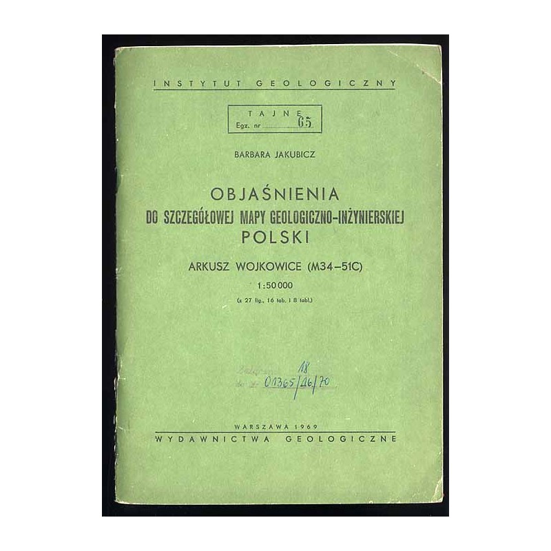 Objaśnienia do szczegółowej mapy geologiczno-inżynierskiej Polski. Arkusz Wojkowice (M34-51C) 1:50 000