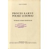 Proces karny Polski Ludowej. Wykład zasad ogólnych