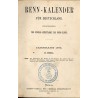 Renn-Kalender für Deutschland. Jahrgang 1875. 2. Theil