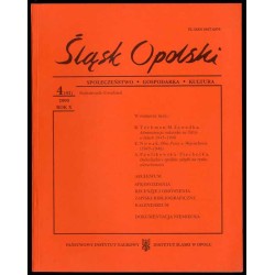 Śląsk Opolski. Społeczeństwo, gospodarka, kultura. R.10 (2000). Nr 4 (41) (Październik-Grudzień 2000)