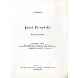 Józef Piłsudski wśród wodzów. Na stulecie urodzin. Z przemówienia wygłoszonego na Akademii ku uczczeniu setnej rocznicy urodzin