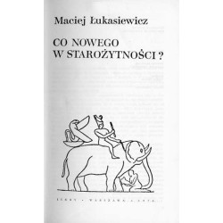 Co nowego w starożytności?