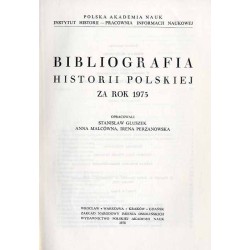 Bibliografia Historii Polskiej za Rok 1975