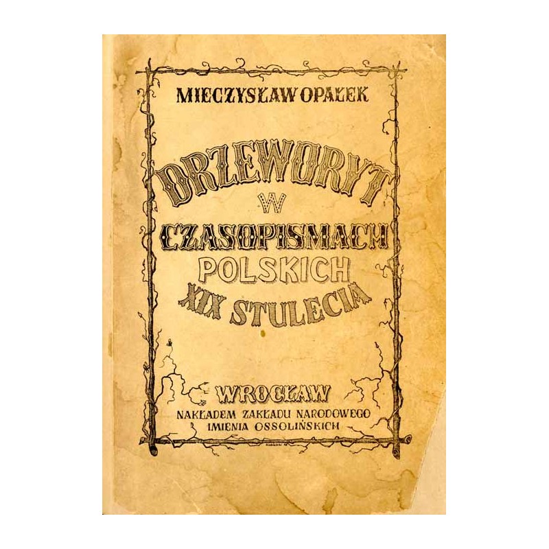 Drzeworyt w czasopismach polskich XIX stulecia