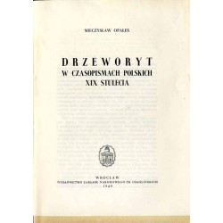 Drzeworyt w czasopismach polskich XIX stulecia