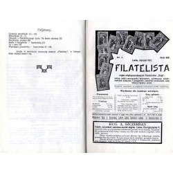 Filatelista. Organ międzynarodowych Filatelistów "Unja". Jedyny polski miesięcznik illustrowany poświęcony wiadomościom zbierani