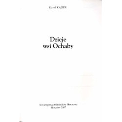 Dzieje wsi Ochaby