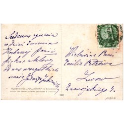 E. Cieczkiewicz. / Bocian o wschodzie słońca