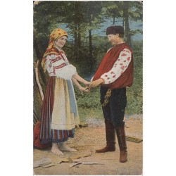 Typy ukraińskie / Укpaїнcькi типи. Ukrainische - ruthenischen Typen. Liebeswerben