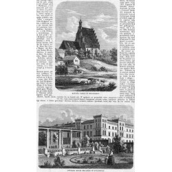 [1] Kościół farny w Bydgoszczy [2] Dworzec Kolei Żelaznej w Bydgoszczy / [1] "KOŚCIÓŁ FARNY W BYDGOSZCZY." [2] "DWORZEC KOLEI