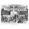 "Cérémonie funébre célébrée dans l'église de Montmorency en mémoire des Polonais morts dans l'exil. (D'aprés le croquis de M. Au