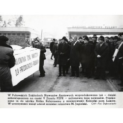 "W Puławskich Zakładach Nawozów Azotowych wyprodukowano już [...] milionową tonę nawozów. Przekazano ją do użytku Kółku Rolnicze
