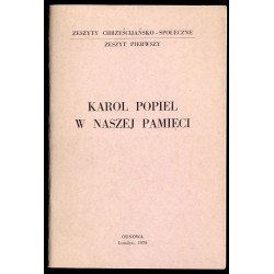 Karol Popiel w naszej pamięci