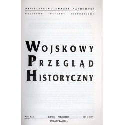 Wojskowy Przegląd Historyczny. R. 41 (1996). Nr 3 (157) (Lipiec-Wrzesień 1996)