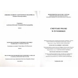 Cmentarz polski w Żytomierzu. Materiały inwentaryzacyjne wykonane przez Katedrę Architektury i Ochrony Budowli Zabytkowych Polit