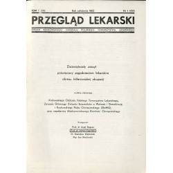 Przegląd Lekarski Oświęcim. [19] R. 36 (1979) Seria II. Nr 1 1979. Dziewiętnasty zeszyt poświęcony zagadnieniom lekarskim okresu