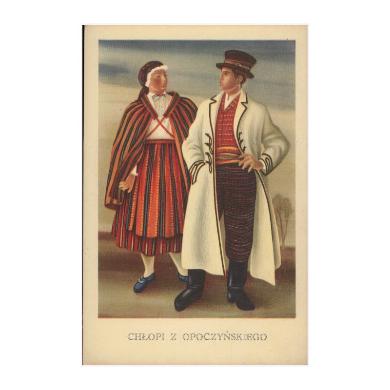 Chłopi z Opoczyńskiego. [...] malował Aleksander M. Haupt