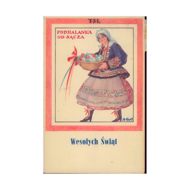 Podhalanka od Sącza. A. Gr. O. Wesołych Świąt. [...] wzór 130