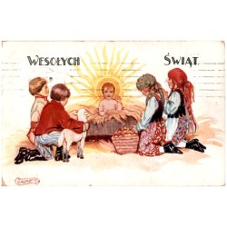 Wesołych Świąt. / Rewers: No. 3. Pinx. A. Römer