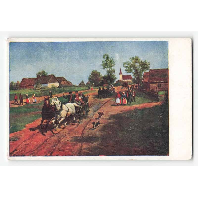 K. Wierusz-Kowalski. Powrót z kościoła