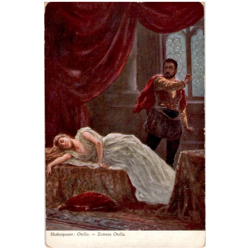 Shakespeare: Otello. - Zemsta Otella. / Rewers: Z. Olszewski pinx.