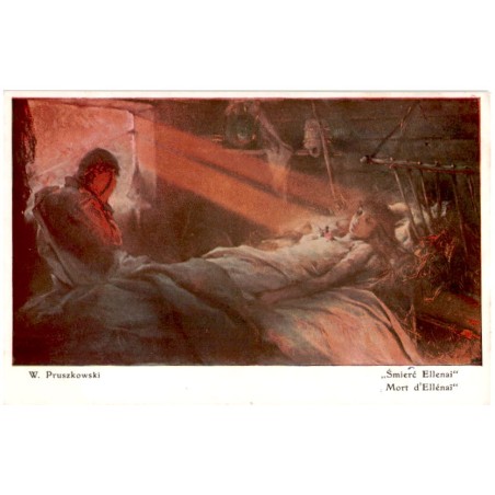 W. Pruszkowski. "Śmierć Ellenai" "Mort d'Ellenaï"