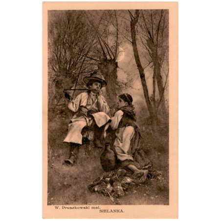 W. Pruszkowski mal. Sielanka.