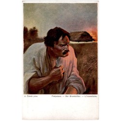J. Pstrak pinx. Podpalacz. - Der Brandstifter. - L'incendiaire.