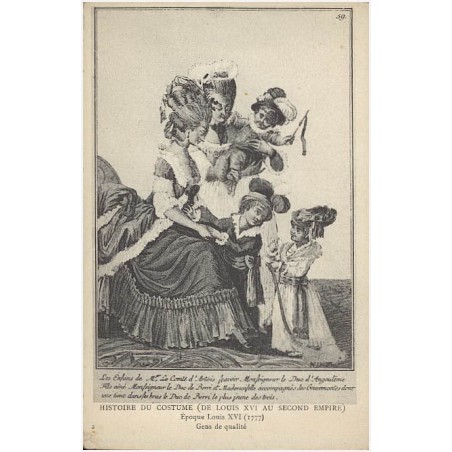 2 Époque Louis XVI (1777). Gens de qualité