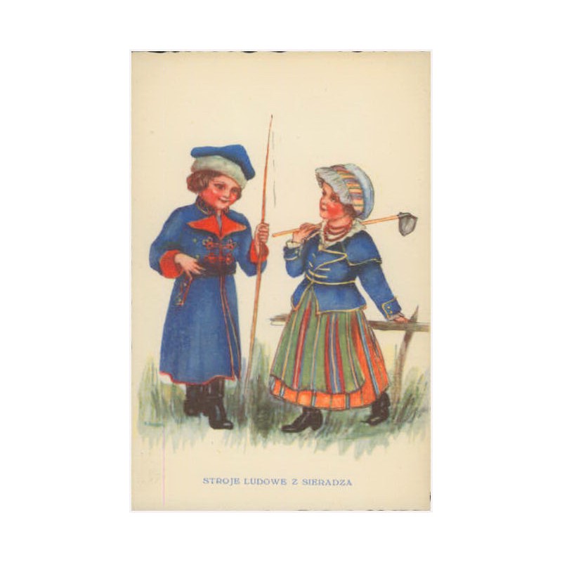 Stroje ludowe z Sieradza. A. Ursyn mal
