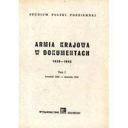 Armia Krajowa w dokumentach 1939-1945 5tomów w 5 woluminach