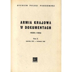 Armia Krajowa w dokumentach 1939-1945 5tomów w 5 woluminach