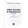 Armia Krajowa w dokumentach 1939-1945 5tomów w 5 woluminach