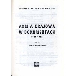 Armia Krajowa w dokumentach 1939-1945 5tomów w 5 woluminach