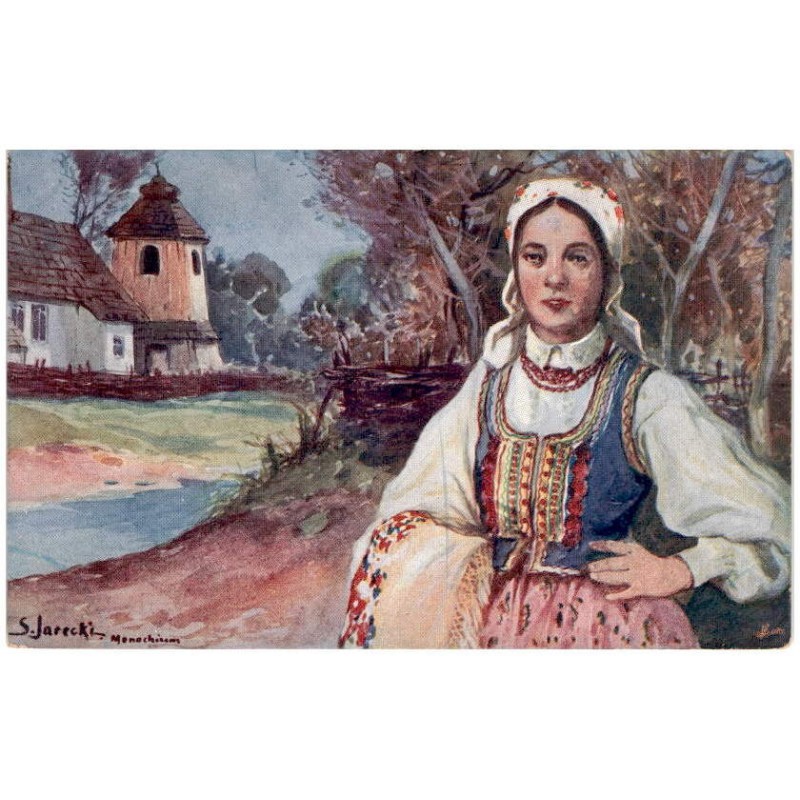 [Wieśniaczka w stroju krakowskim]