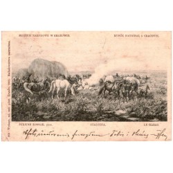 Juliusz Kossak. pinx. Stadnina. Le haras.