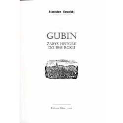 Gubin. Zarys historii do 1945 roku