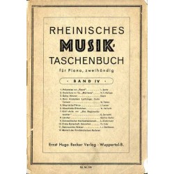 Rheinisches Musik Taschenbuch für Piano, zweihändig. Band IV