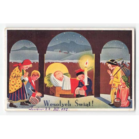 Wesołych Świąt! / Rewers: St. Ogiński mal.