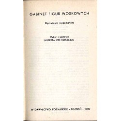 Gabinet figur woskowych. Opowieści niesamowite