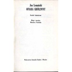 Ofiara królewny. Powieść fantastyczna