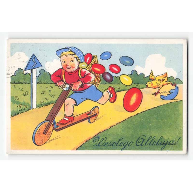 Wesołego Alleluja! / Rewers: Mal. S. Mazur