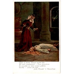 Gdym ją dusiła, dziesięć matek było... "Lilla Weneda" J. Słowackiego / Rewers: A. Setkowicz