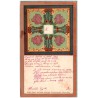 Ornament ludowy z motywem kwiatowym