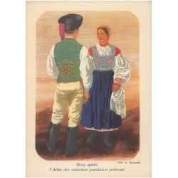 Strój spiski l' Atlas des costumes populaires polonais mal. J. Karolak