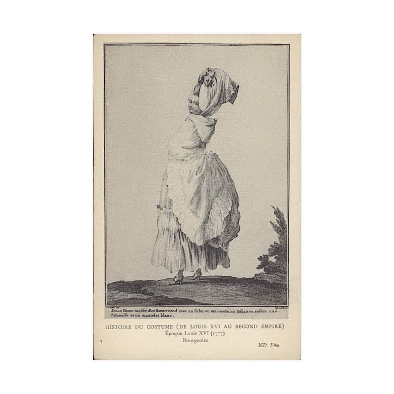 3 Époque Louis XVI (1777). Bourgeoise