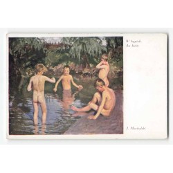 W kąpieli. Au bain. J. Machalski