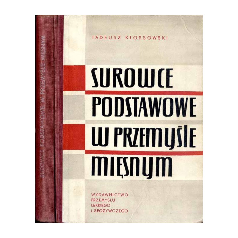 Surowce podstawowe w przemyśle mięsnym